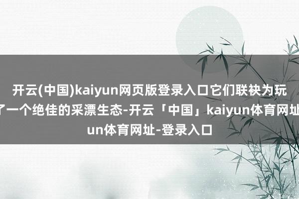 开云(中国)kaiyun网页版登录入口它们联袂为玩家们打造了一个绝佳的采漂生态-开云「中国」kaiyun体育网址-登录入口