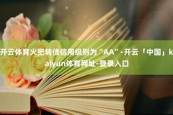开云体育火把转债信用级别为“AA”-开云「中国」kaiyun体育网址-登录入口